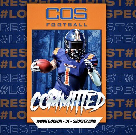 GordonTywun's tweet photo. I would like to thank @coachmorrison58 @Coach_Whit3 for the opportunity to play at the next level and I want to say I will be transferring to  @COSGIANTS_FB  with @coach_ruizz @Coach_Mendonca  let’s work #juco https://t.co/foQnl3Pjbz
