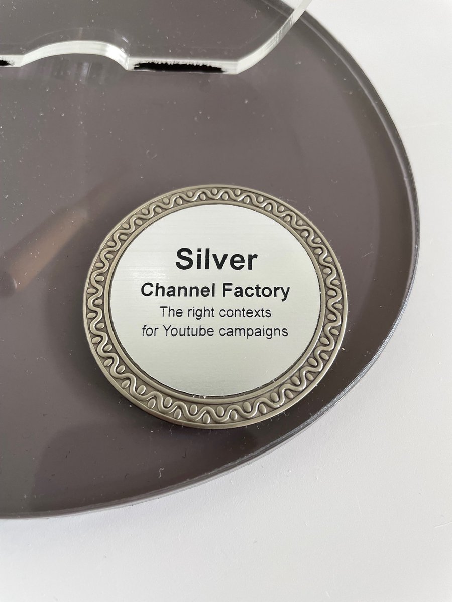 Channel_Factory's tweet photo. 🥈Exciting news—@Channel_Factory won the Silver AMMA Award for 'Innovation & Development of the Year' with 'The right contexts for @YouTube campaigns'. Congrats to all the winners, https://t.co/gu35zVj1Ol.
#AMMA2022 #AMMAawards #YouTube https://t.co/WriPzAcuES