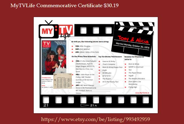 MyTVLife1's tweet photo. MyTVLife was included in the @seadbeady list of great Etsy gifts! https://t.co/HvVzK99HMS https://t.co/QGJlddP4n7
