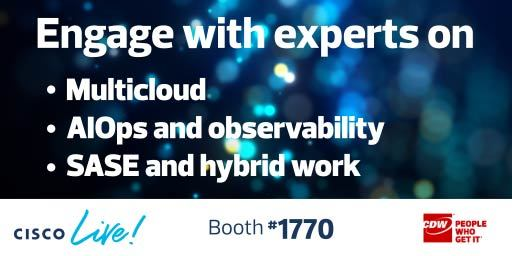 Get your hands on the innovative #workspace solutions at #CiscoLive Booth 1770! #JoinCDW #cdwsocial dy.si/1TnEj72