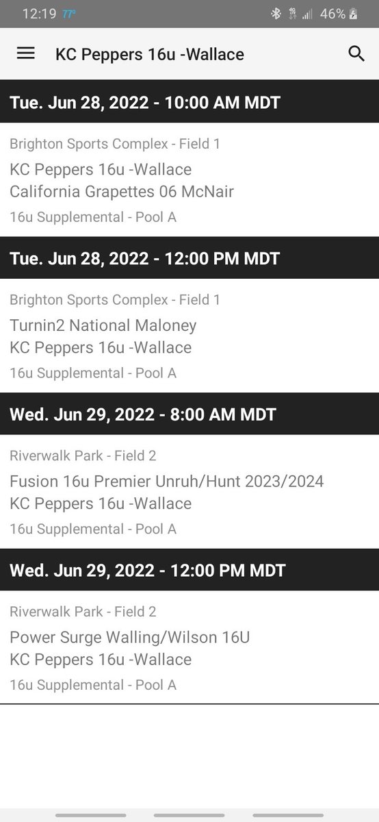 KC Peppers 16U-Wallace heading back to the the mountains of Colorado for the <a href="/COSparkFire/">CO 4th of July</a> 🌶️🥎 🗻🌞 #comeseeus #pepps #effortandattitude