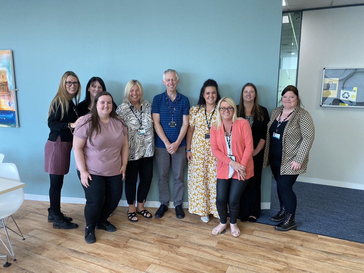 Care Management Team at Head Office today for some budget training with Bev &amp; Michelle. It was lovely for us to be all together again after so long ❤️ #dreamteam <a href="/RiversideUK/">Riverside Group</a> <a href="/nicholson_sally/">Sally Nichols</a> <a href="/marksturgeon15/">Mark Sturgeon</a> <a href="/Clarecooky/">Clare</a> @kristieB00 <a href="/HanLaurelCourt/">Hannah</a>