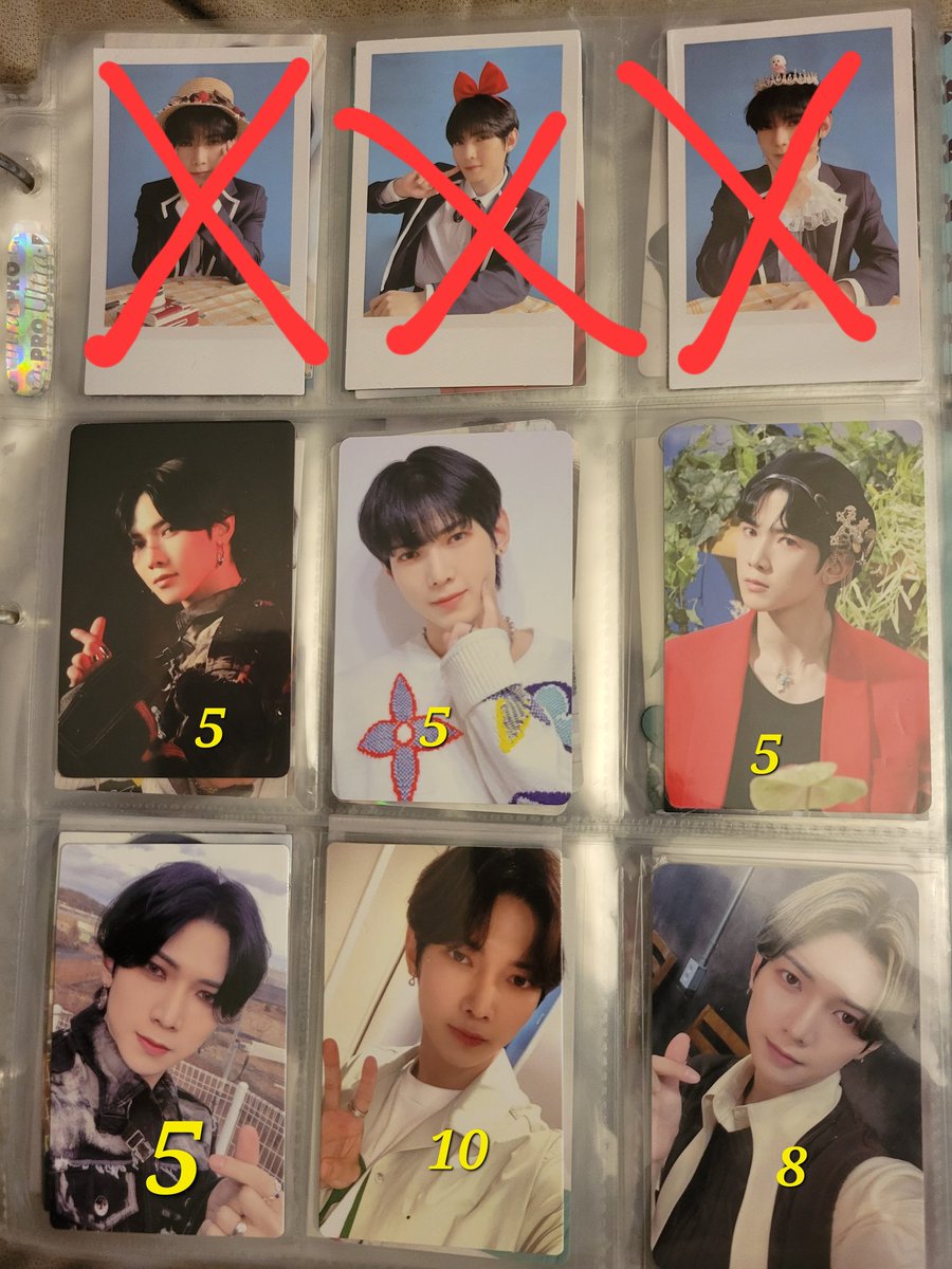 wretchedatiny's tweet photo. WTS ATEEZ PCS
If scratched out its not available.
Prices are on pics. Shipping is included (stamped) unless u want tracked shipping.
#Ateez #Atiny
#에이티즈 #8Makes1Star https://t.co/aTwLpXhgAk