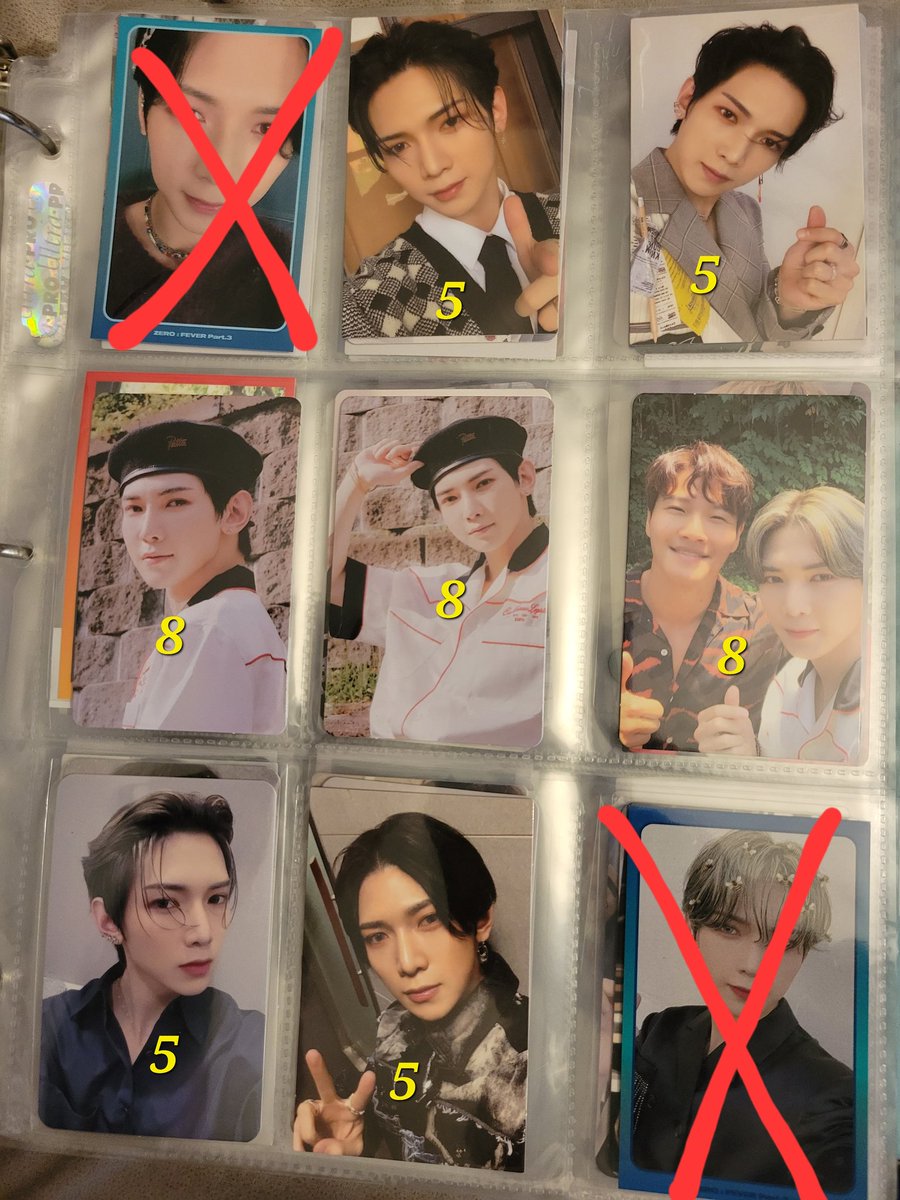 wretchedatiny's tweet photo. WTS ATEEZ PCS
If scratched out its not available.
Prices are on pics. Shipping is included (stamped) unless u want tracked shipping.
#Ateez #Atiny
#에이티즈 #8Makes1Star https://t.co/aTwLpXhgAk