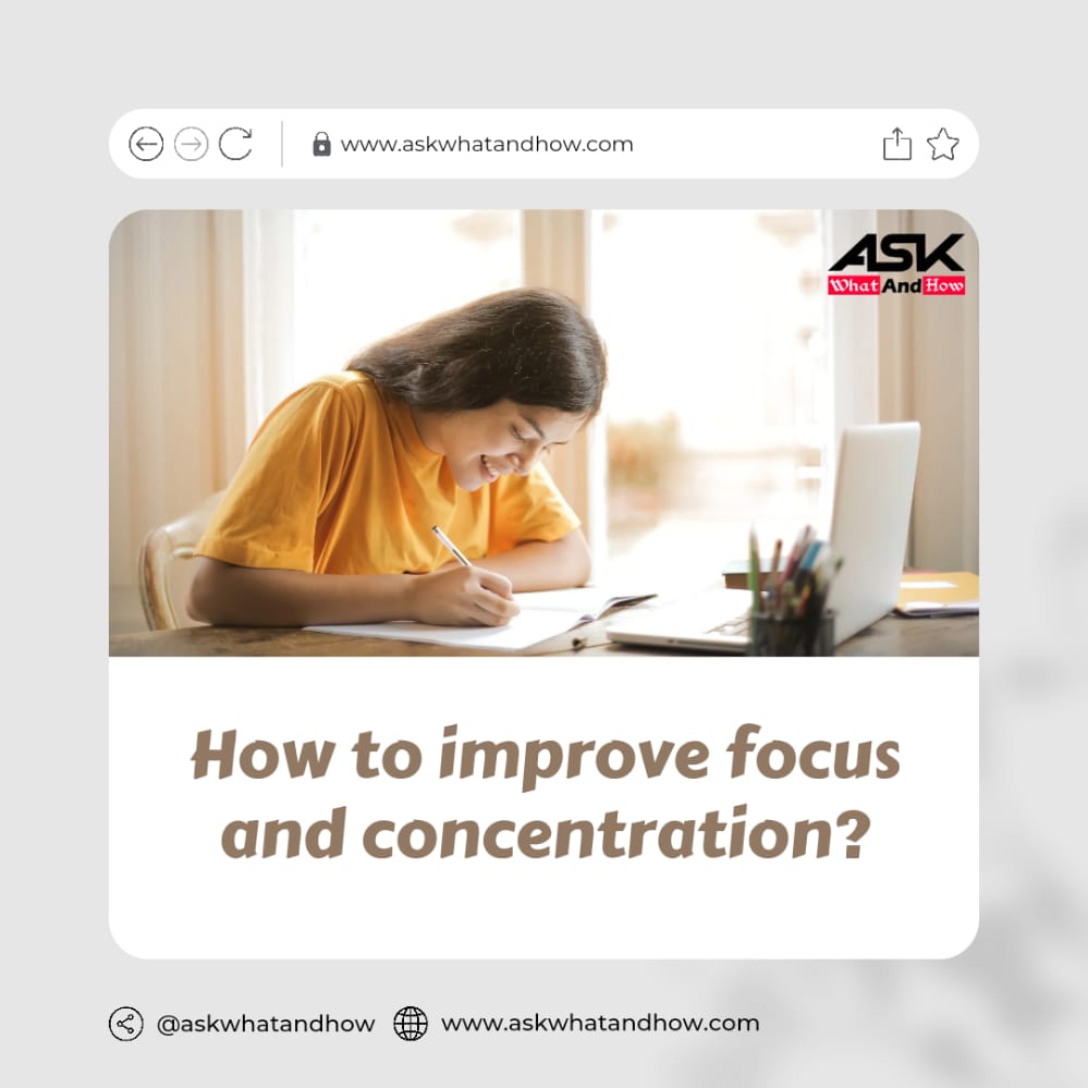 AskWhatandHow's tweet photo. How to improve focus and concentration? – 10 Best tricks to focus✅🤯
Read here: 
https://t.co/kv6knpm4ma
#askwhatandhow #study #focus #concentrate #active #concentration #ficusatwork #blog #articlewriting #website https://t.co/qkyYLHRFzP