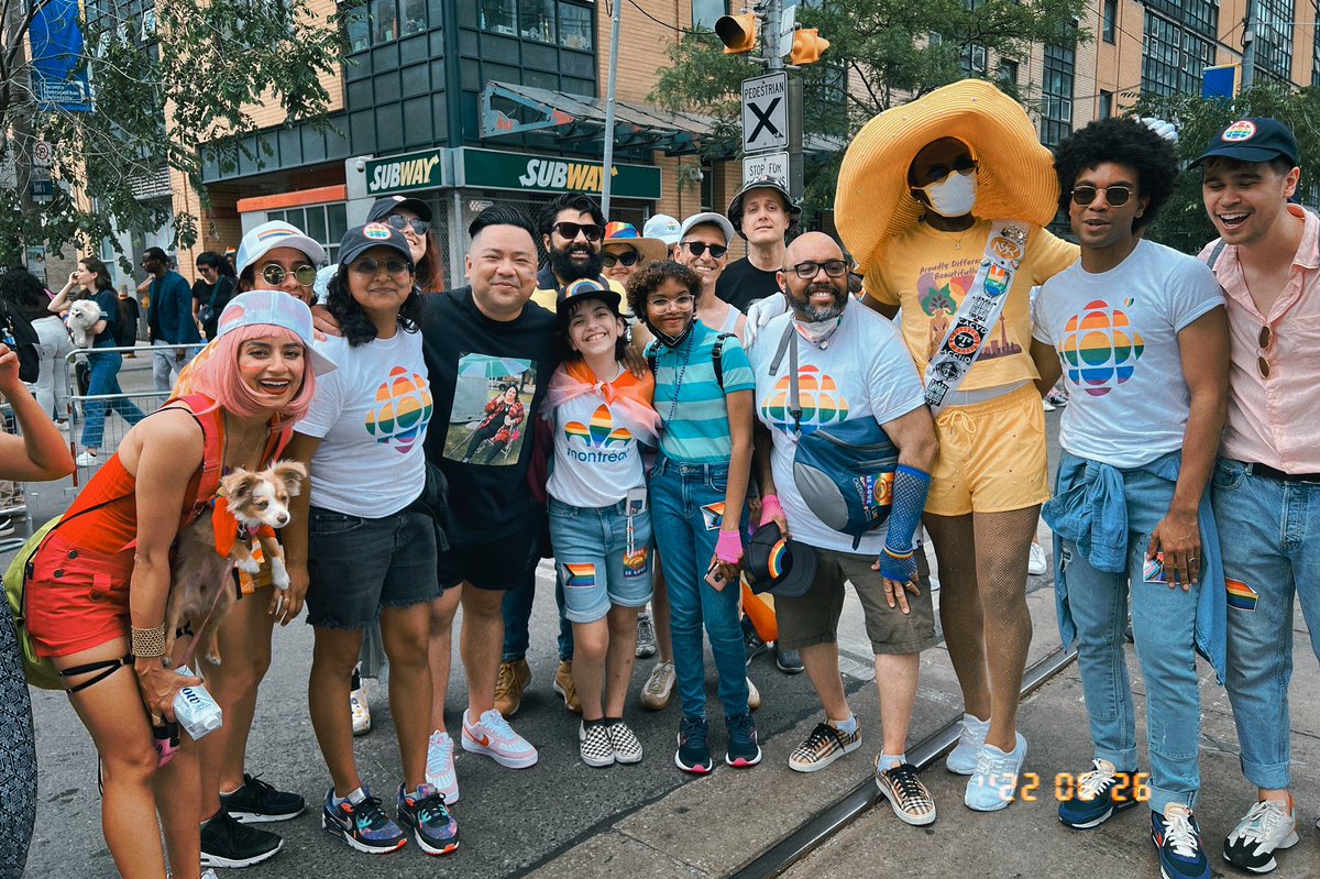 Toronto Pride 2022 🌈❤️🌈❤️ Honoured and thankful to be included at this years Pride Parade. I had the best time with the CBC and #runtheburbs crew. It was an incredible celebration of love and inclusivity. Was also able to bring my pal Candy down to the party. Happy Pride! ❤️