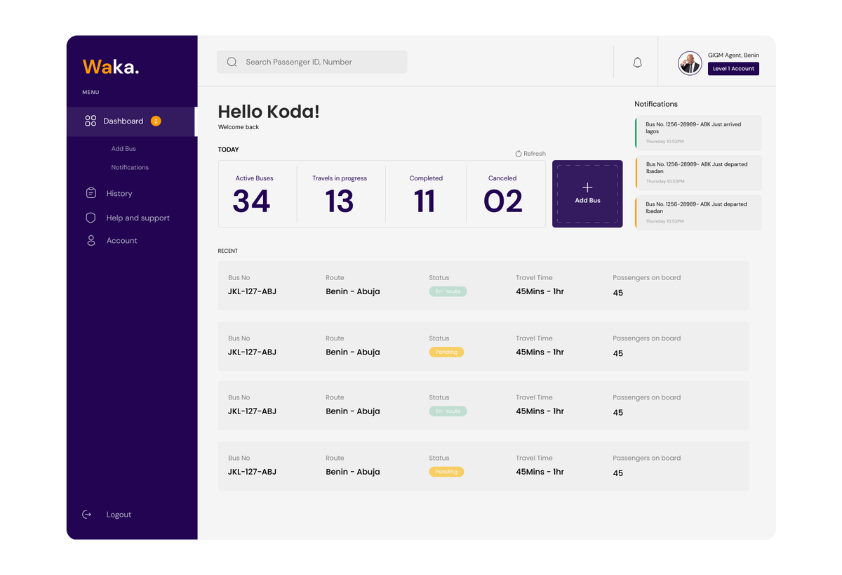 amazinglanky's tweet image. Admin dashboard of a transport company
A new week to become world class🚀