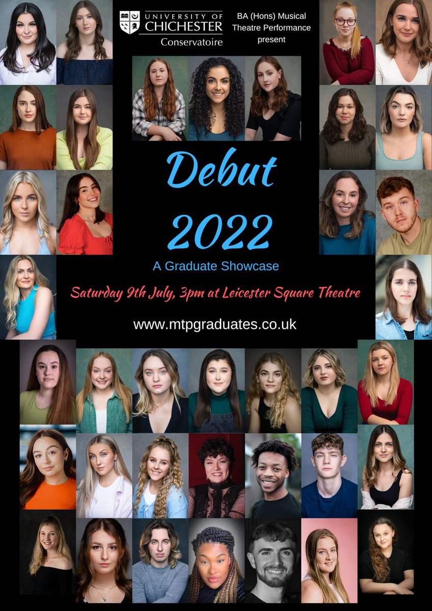 It’s Day 1 of our intensive rehearsal process for Debut 2022! Our graduating students, who have battled through so much over the last few years, will be presenting their graduate showcase at Leicester Square Theatre on Saturday 9th July!

mtpgraduates.co.uk