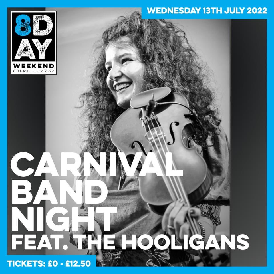hooligansbandUK's tweet image. Woo-Hoo !!

The Hooligans - four-piece acoustic Irish trad band - are supporting the mighty  @toploaderuk on the main stage at @8dayweekend on Wed 13th July.

#SaffronWaldenCarnival