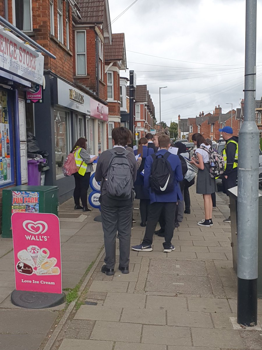 MrsKMohrasri's tweet photo. Well done Yr 10 geographers - great observation and data collection on your GCSE urban enquiry field trip today ... and very little of the pouring rain and lightning forecast! Thank you to all staff too - you make it possible :-) #fieldwork #geographyiseverywhere @CastleNewnham https://t.co/ZbR262Z4TB