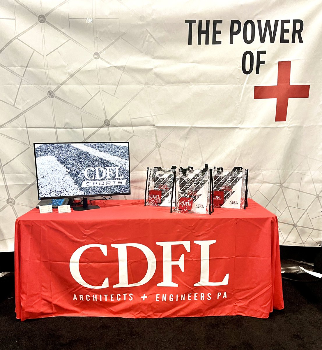 CDFLsports's tweet photo. @NACDA We are HERE! Stop by Booth 632 to learn more about CDFL Sports’ champion-producing facility designs! #PowerOfPlus https://t.co/a9YG5Djn4p