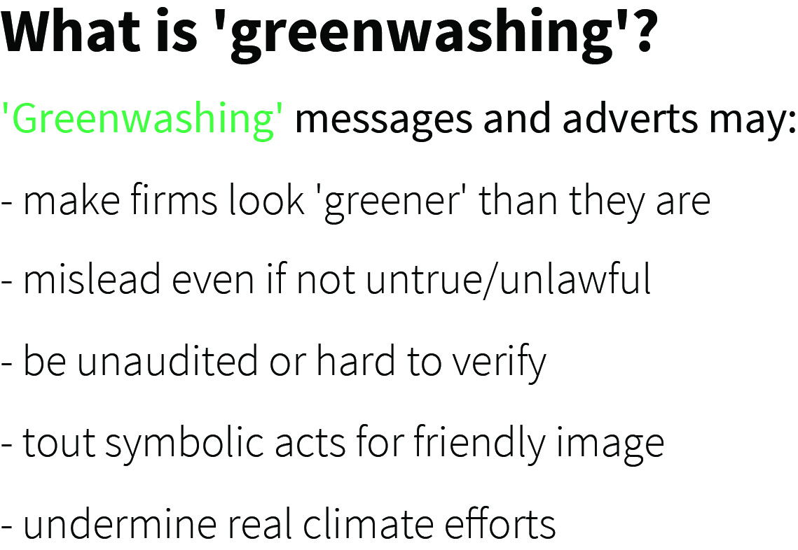 Big companies are misleading the public about their efforts to cut greenhouse gas emissions, researchers say. "Greenwashing" is a key battleground in the fight against climate misinformation.

<a href="/rolanddlp/">Roland Lloyd Parry</a> takes an in-depth look at how this is happening: u.afp.com/Greenwashing