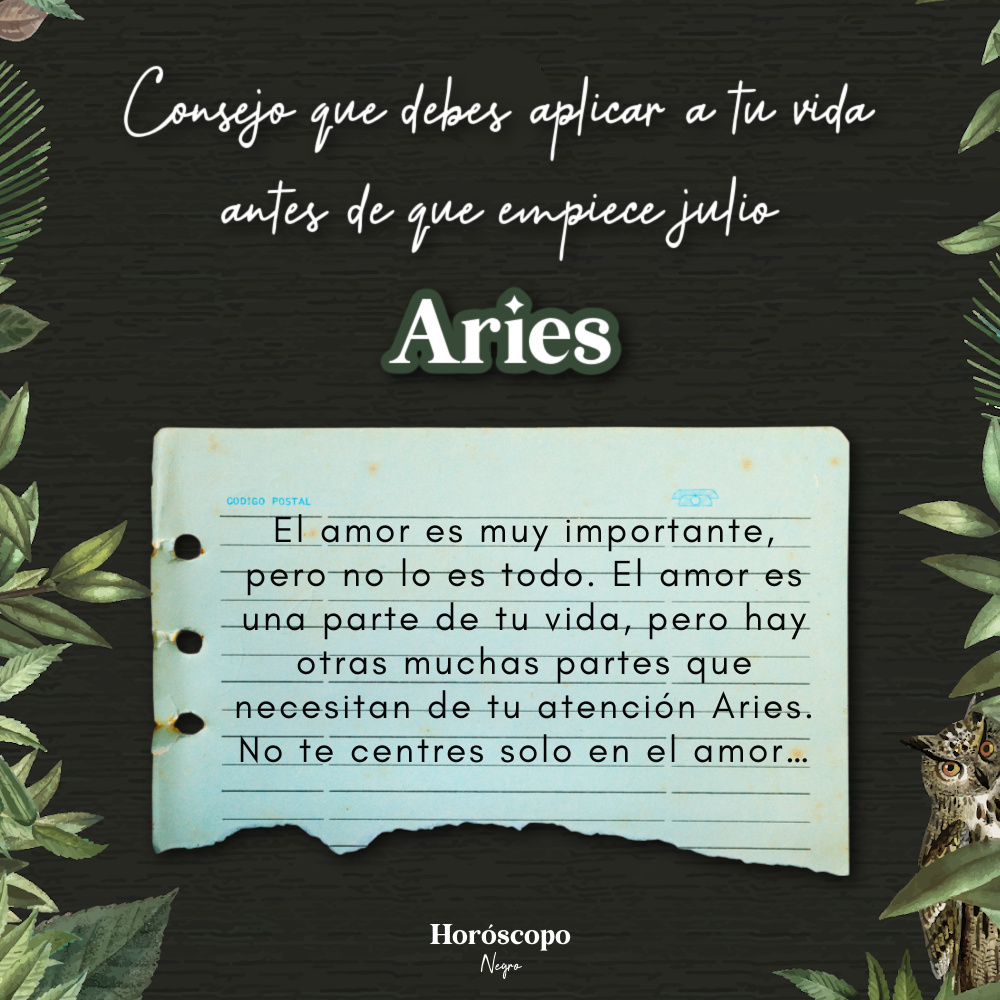 aries_hn's tweet photo. Consejo que debes aplicar a tu vida antes de que empiece julio ✨🔮✨ #aries #horoscoponegro https://t.co/Jv9KMDC785