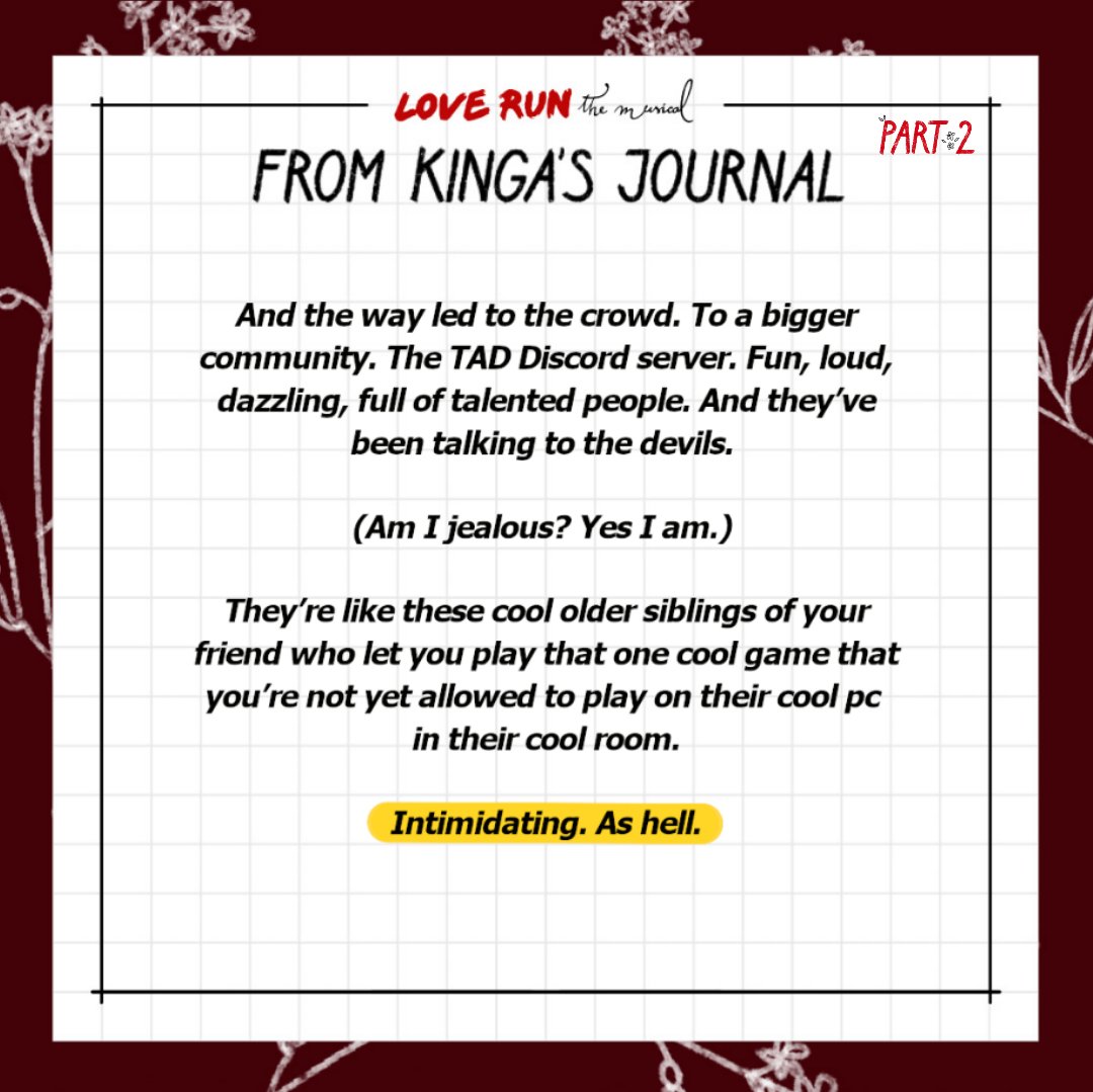 LoveRunMusical's tweet image. Part 2 is here!!

Also, happy #loverunniversary!! “Love Run” – the debut album of The Amazing was released 6 years ago, on 27th of June 2016. All cheers to that!

#LoveRunTheMusical #RunningForLoveRun #TheAmazingDevil #LoveRun #Musical