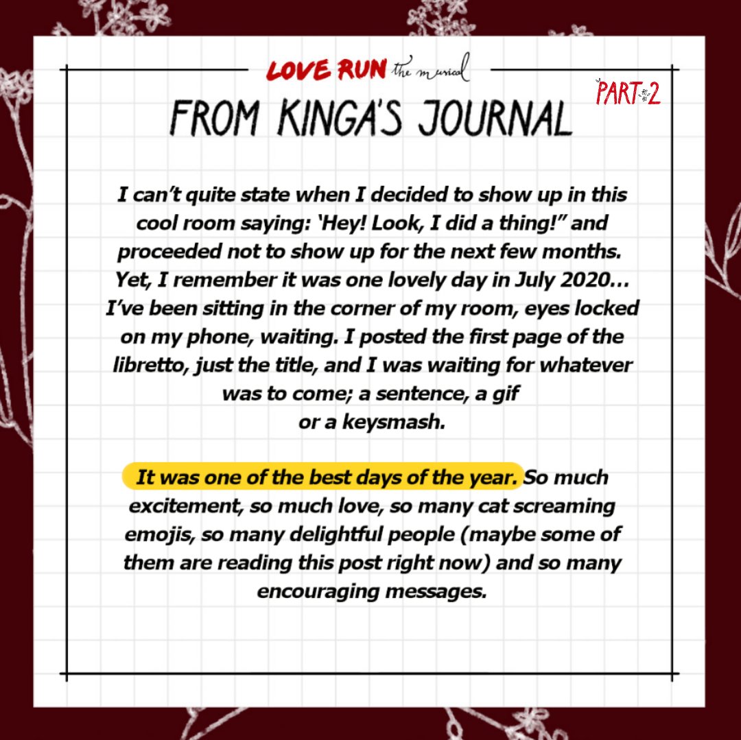 LoveRunMusical's tweet image. Part 2 is here!!

Also, happy #loverunniversary!! “Love Run” – the debut album of The Amazing was released 6 years ago, on 27th of June 2016. All cheers to that!

#LoveRunTheMusical #RunningForLoveRun #TheAmazingDevil #LoveRun #Musical