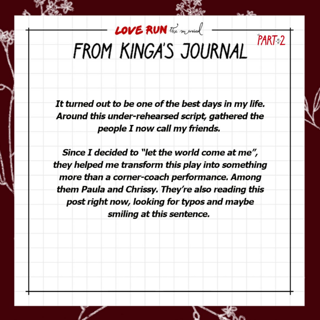 LoveRunMusical's tweet image. Part 2 is here!!

Also, happy #loverunniversary!! “Love Run” – the debut album of The Amazing was released 6 years ago, on 27th of June 2016. All cheers to that!

#LoveRunTheMusical #RunningForLoveRun #TheAmazingDevil #LoveRun #Musical