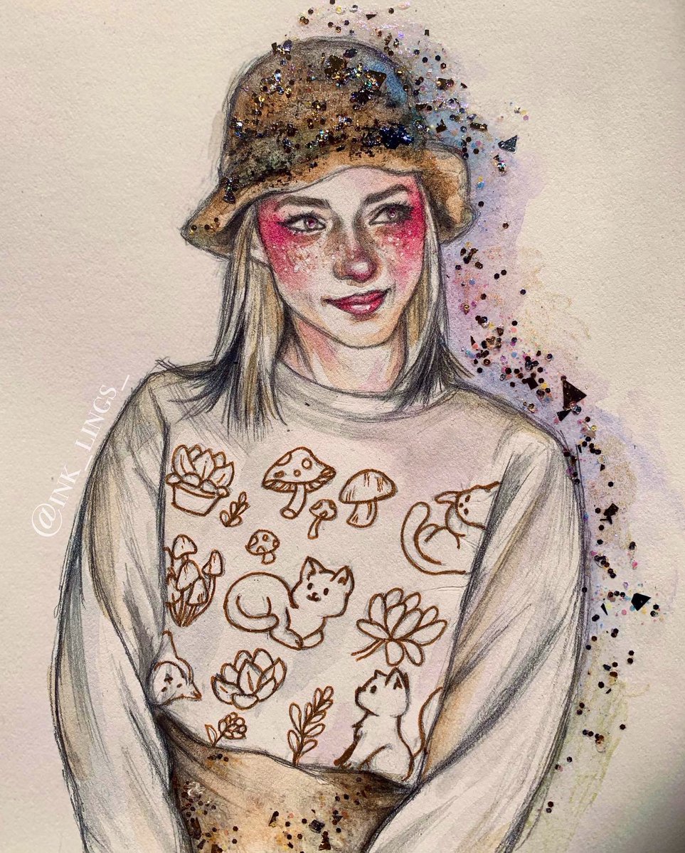 ink_lings__'s tweet photo. A sparkly Shubble painting 😻✨ @shelbygraces 

#shubblefanart #shubbleyt #shubble #mcytfanart #watercolorpainting https://t.co/kup7ioQsEw