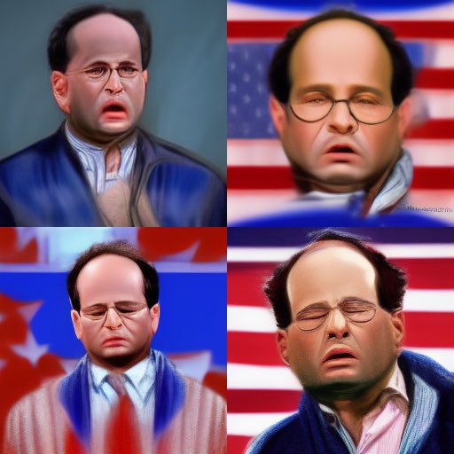 George Costanza wakes up shocked to learn he's the next President of the United States <a href="/midjourney/">Midjourney</a> #midjourney