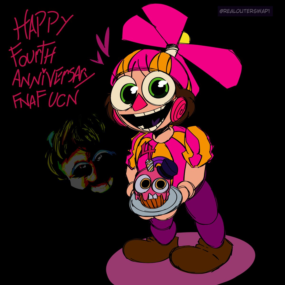 purpleshadowrwq's tweet photo. feliz cuarto aniversario fnaf ucn, aquí un sketch de dee dee para celebrar esté aniversario
#FNAF #fnafucn #fnafultimatecustomnight #fnaffanart https://t.co/FyT4N0UHuq
