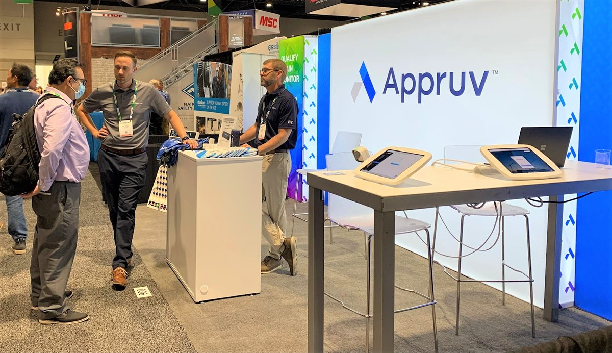 appruv's tweet photo. @appruv is excited to be exhibiting at #Safety22 in Chicago!  Come find us in booth #836, we'd love to talk to you!  

#safety #compliance #appruv #contractormanagement   @ASSPSafety https://t.co/e2YbRqpvvf