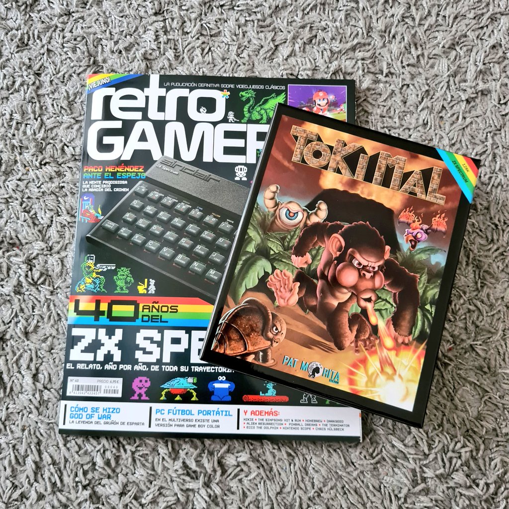 Kokopalen's tweet photo. Pues, aunque sea lunes, se está quedando un buen día! @PatMorita #tokimal #retrogamer #ZXSpectrum https://t.co/ZmyodhKMCa