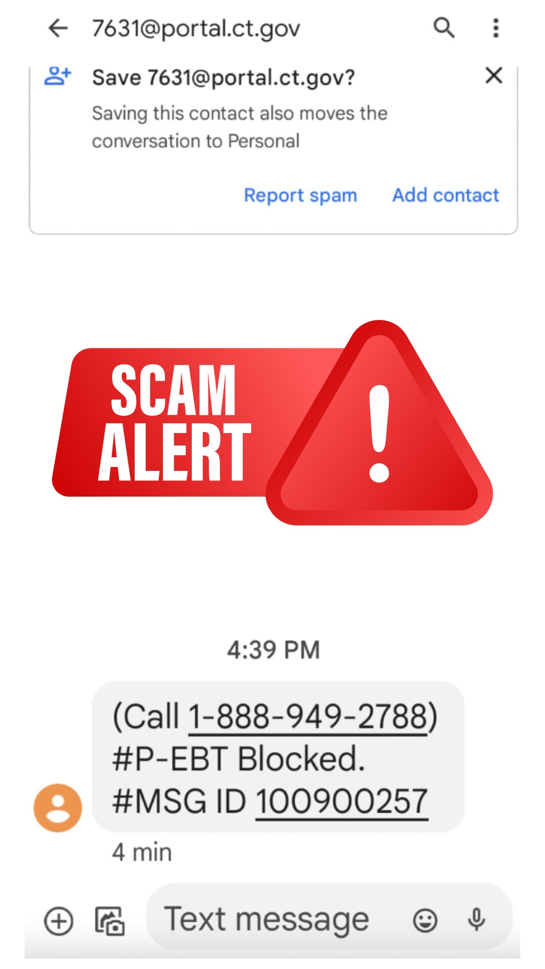 CT Social Services on Twitter "IMPORTANT We have received reports