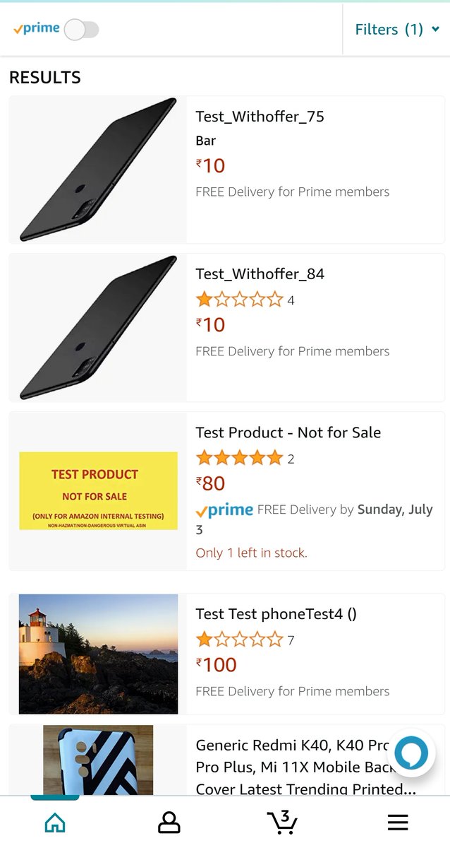 garjpreet's tweet photo. When developers forget to remove test products from production database😂
#developer_things @amazonIN https://t.co/Y4qerItGX5