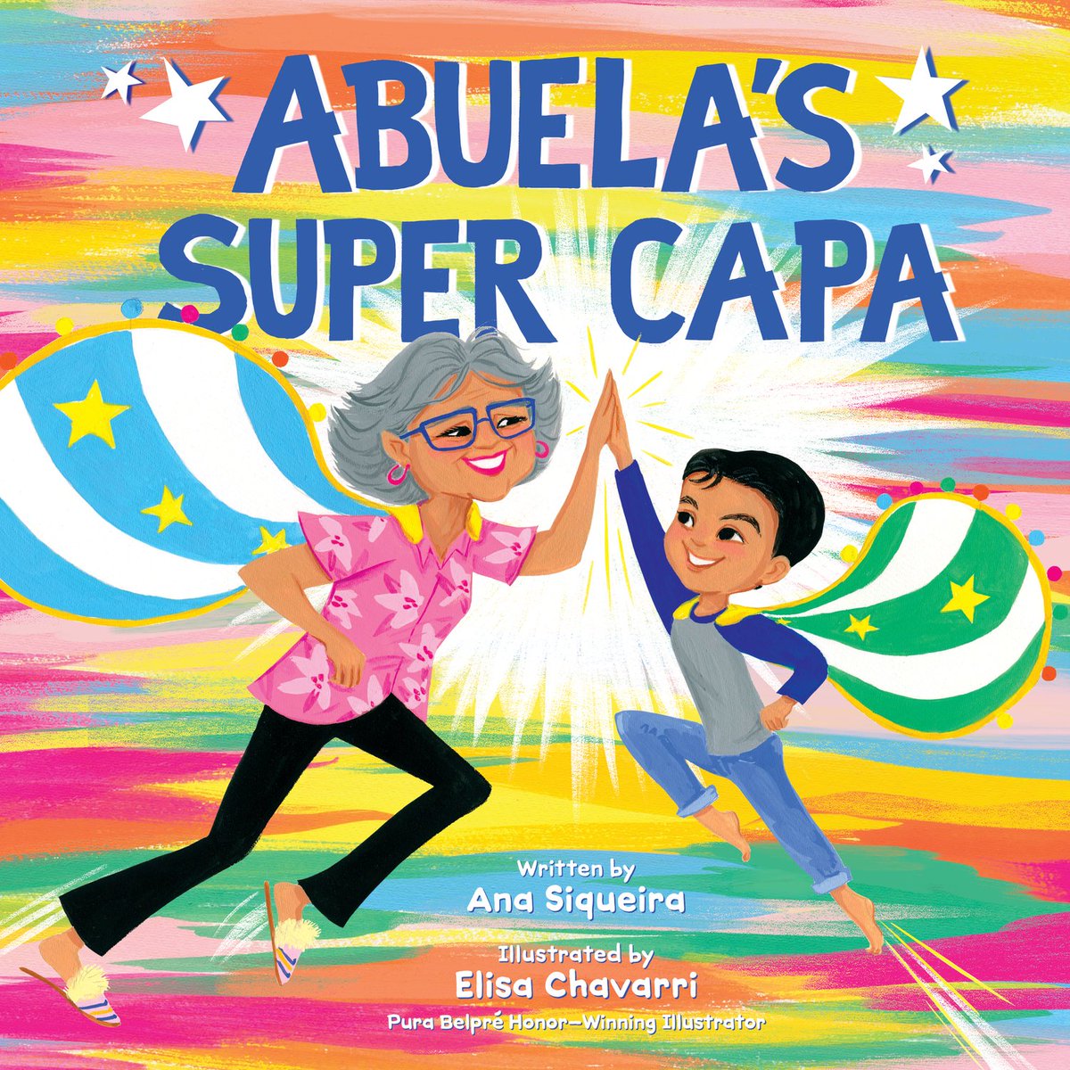 Latinx in Publishing (@latinxinpub) on Twitter photo Exclusive cover reveal! ABUELA’S SUPER CAPA written by Ana Siqueira <a href="/SraSiqueira1307/">Ana Siqueira</a>
illustrated by Elisa Chavarri <a href="/elisachavarri/">Elisa Chavarri</a> publishing January 17, 2023 from HarperCollins!! Exclusive cover reveal! ABUELA’S SUPER CAPA written by Ana Siqueira <a href="/SraSiqueira1307/">Ana Siqueira</a>
illustrated by Elisa Chavarri <a href="/elisachavarri/">Elisa Chavarri</a> publishing January 17, 2023 from HarperCollins!!
