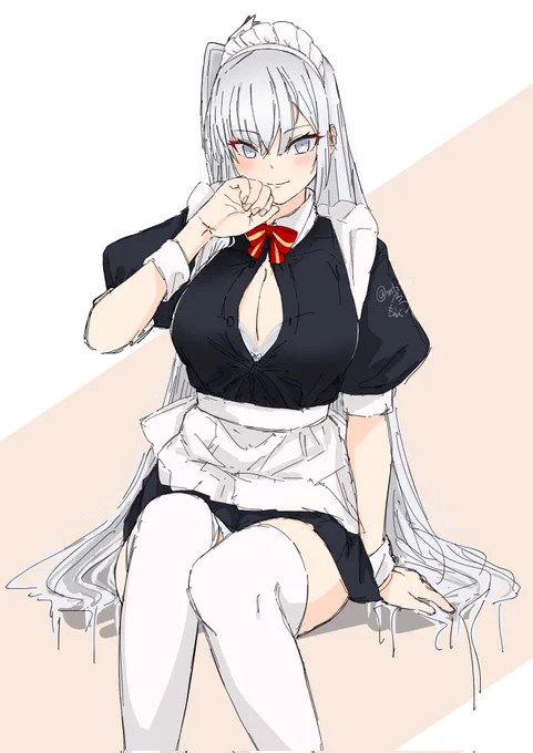 メイド冬月かわいい 