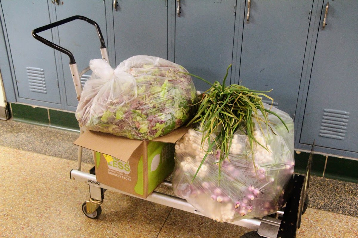 Our vendors donate to the local pantry, Knock and Drop