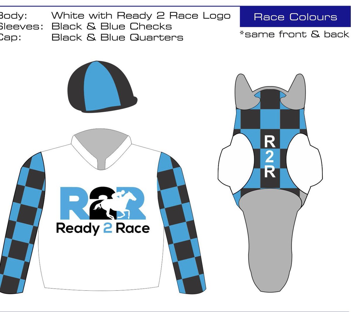 Ready2runhorses's tweet photo. Our submitted colours and we love them. Will stand out and look great in a winning photo 💥💥🏇🏇🏇🏇😝 https://t.co/rlmllwZbki