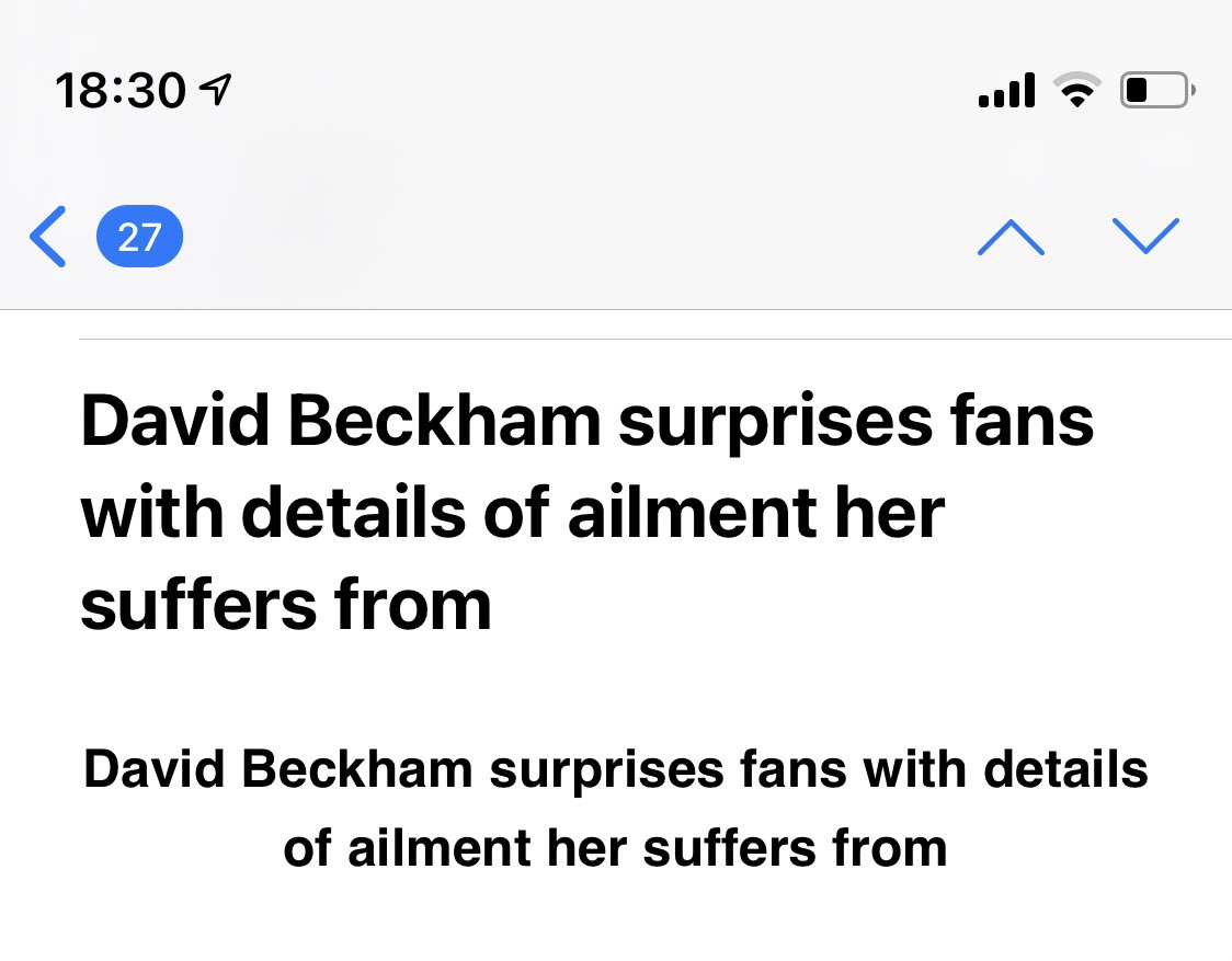 Samantha_J_Rea's tweet photo. Didn’t have David Beckham down as a she/her
Today’s #PRgold 🏆 https://t.co/aKRvFtsiPs