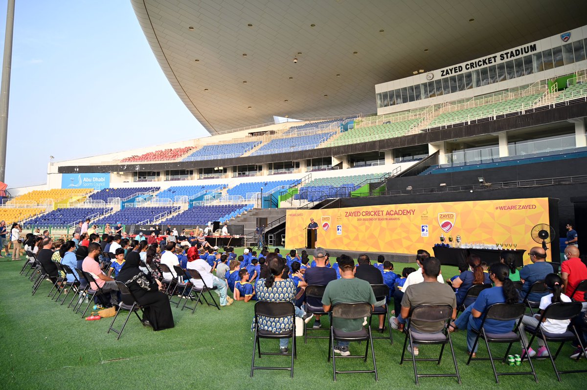 adsportshub's tweet photo. Zayed Cricket Academy End of Season Awards! ๐
A massive thank you and well done to everyone who has been a part of the #ZayedCricketAcademy this year! ๐ช๐
#ZCA #WeAreZayed #AbuDhabiCricket #everydayisgameday https://t.co/19J6dUKRxm