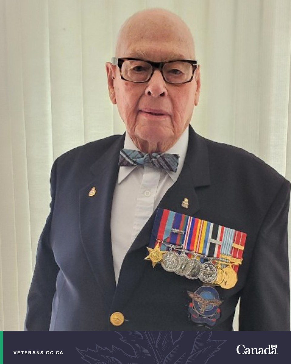 Second World War Veteran Hay Gordon MacLean turns 100 years old today. 

From all of us, to you: Thank you, and happy birthday! 🎂

#CanadaRemembers