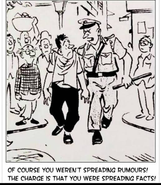 _YogendraYadav's tweet photo. Fits better than the times when it was drawn
#IStandWithZubair https://t.co/2KYO1s484j