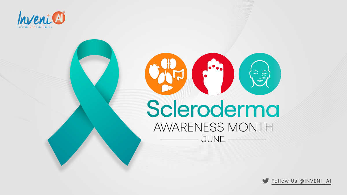 Inveni_AI's tweet image. Scleroderma is an autoimmune disease that affects more than 50 million Americans. #Scleroderma can take many forms and affect different areas of the body, making it difficult to diagnose. Know more: bit.ly/3Nh4GNK @scleroderma #knowscleroderma #sclerodermaawareness