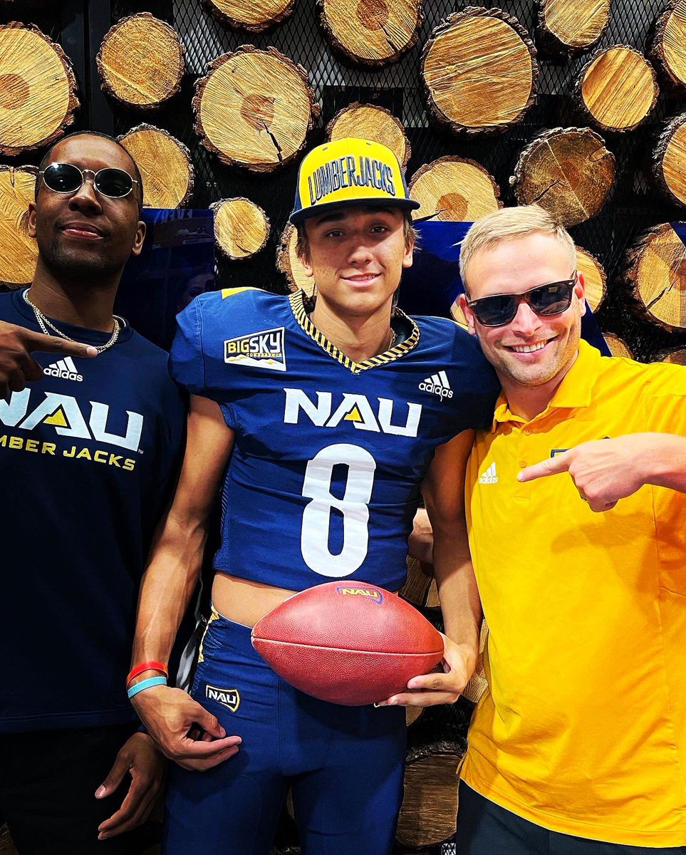 RapidReplay__'s tweet photo. Congratulations to Adam Damante for verbally committing to NAU. It has been a long journey…but all your hard work is paying off! @AdamDamante @NAU_Football 

#ncaa #cfb #football #studentathlete #COMMITTED #NAU #scholarships #ncaafootball #QB #athletes #youthdevelopment https://t.co/zXU92OQK0l