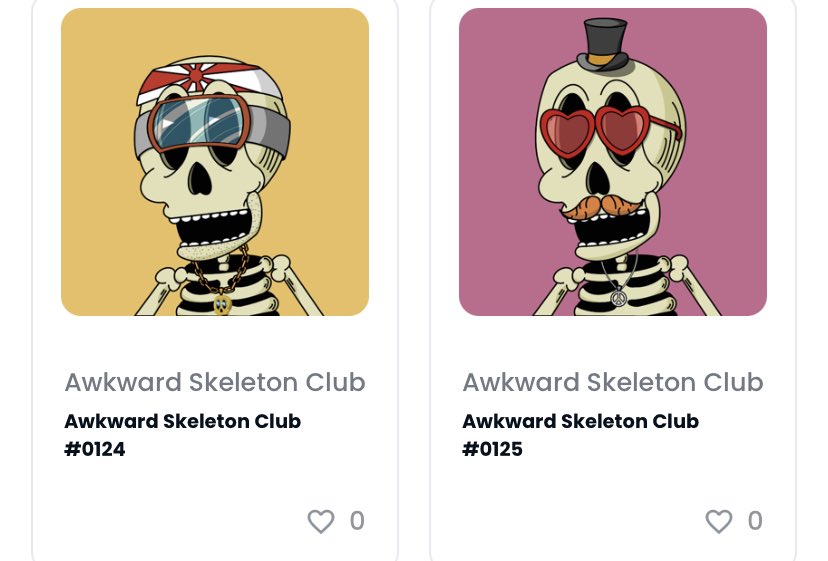 RodAx1711's tweet photo. Muchas gracias @SkeletonAwkward por estas dos bellezas!!! El giveaway estuvo increíble así como su creación! Es impecable lo que hacen! 👌😎 #NFTGiveaway #NFTCommmunity #NFT https://t.co/ON0AR20uI7