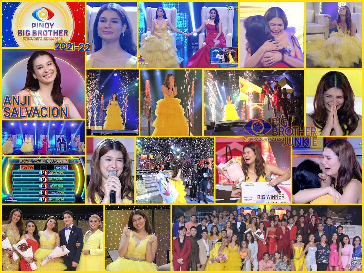 89razorskate20's tweet photo. Anji Salvacion Closes The 2021 Int'l #BigBrother Winner’s Circle!

-19 y/o Singer/Actress Won #PBBKumunity 10 🇵🇭
-78 Days Celeb Batch &amp; 15 Final, 92 Overall(Of 225) Days
-Was HOH Once, Nominated 6 Times &amp; Beat 45 Others
-40.42% Of The Public Vote
-₱2,000,000 Prize! ($38K USD) https://t.co/UWPjpjpLMQ