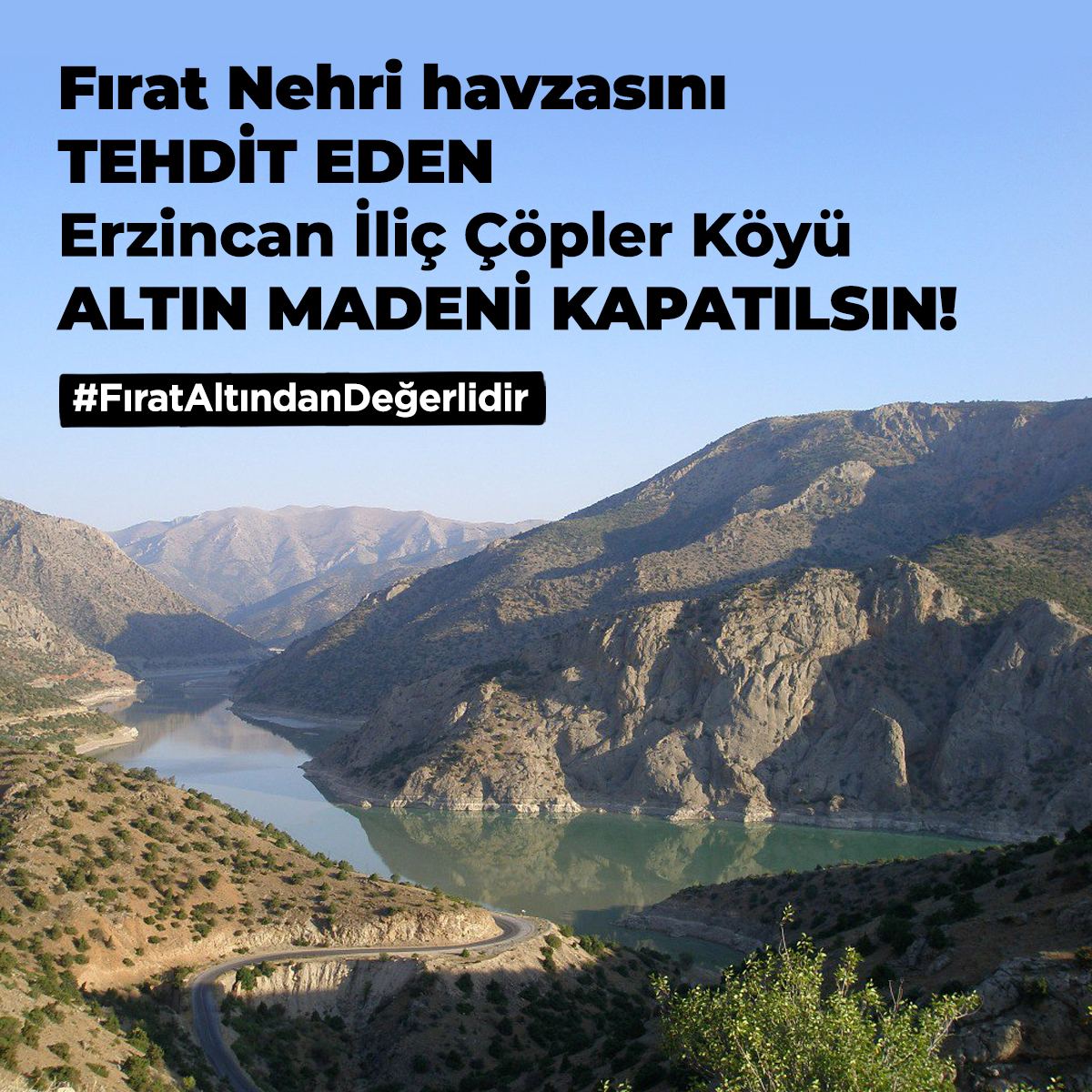 Bölgede tarım bitti,hayvancılık bitti ,arıcılık bitti .Çöpler altın madeni kapatılsın.Anagold,you will not get away with it!!!You are here to kill and we know it.Clean your freaking cynide and get the hell out of our country!!!! <a href="/JustinTrudeau/">Justin Trudeau</a> #FıratAltındanDeğerlidir