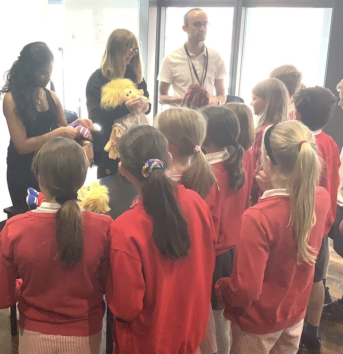 We enjoyed hosting At Stephen's, Holland School and Whyteleafe Primary today for a programme of fun lessons with Caterham L6 and Horrible Histories this afternoon @surrey_learning
