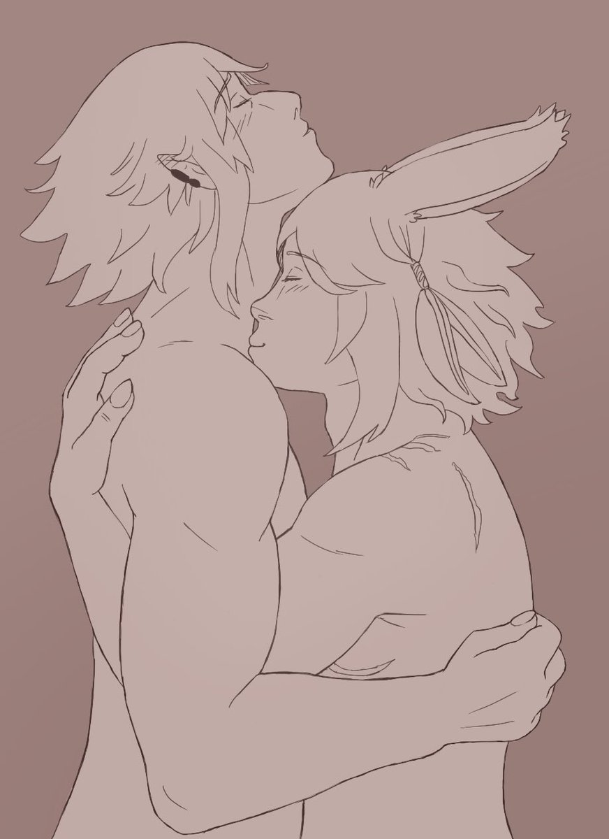 The reason why elezen necks are so long is so that there’s more surface area for kissing #Haurchefant