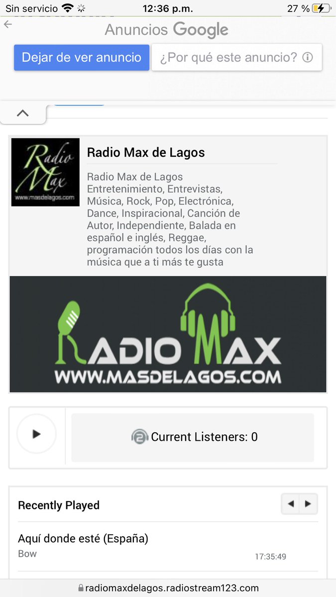 rollandroll547's tweet photo. @BowOfficialBand 

#RadioMaxDeLagos

#Emitiendose

@BettyFdz 

👍🏼🛹🤘 https://t.co/LnUQ1GoY6z