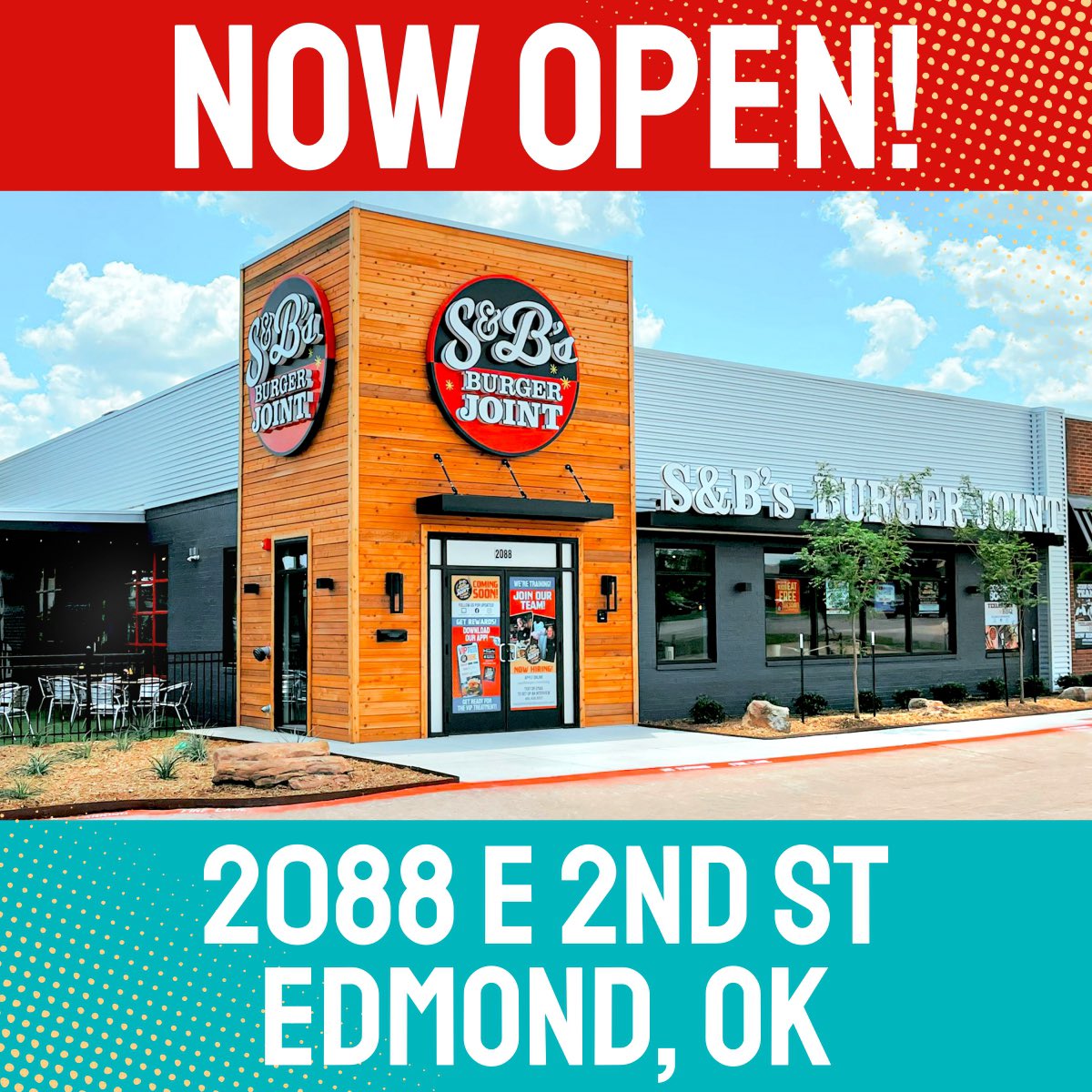 Today is the daaayy!! 🥳 The newest Joint on 2nd Street is NOW OPEN. Edmond peeps, let’s hear it 🗣 who’s coming to check it out?! This one is a beaut 🤘