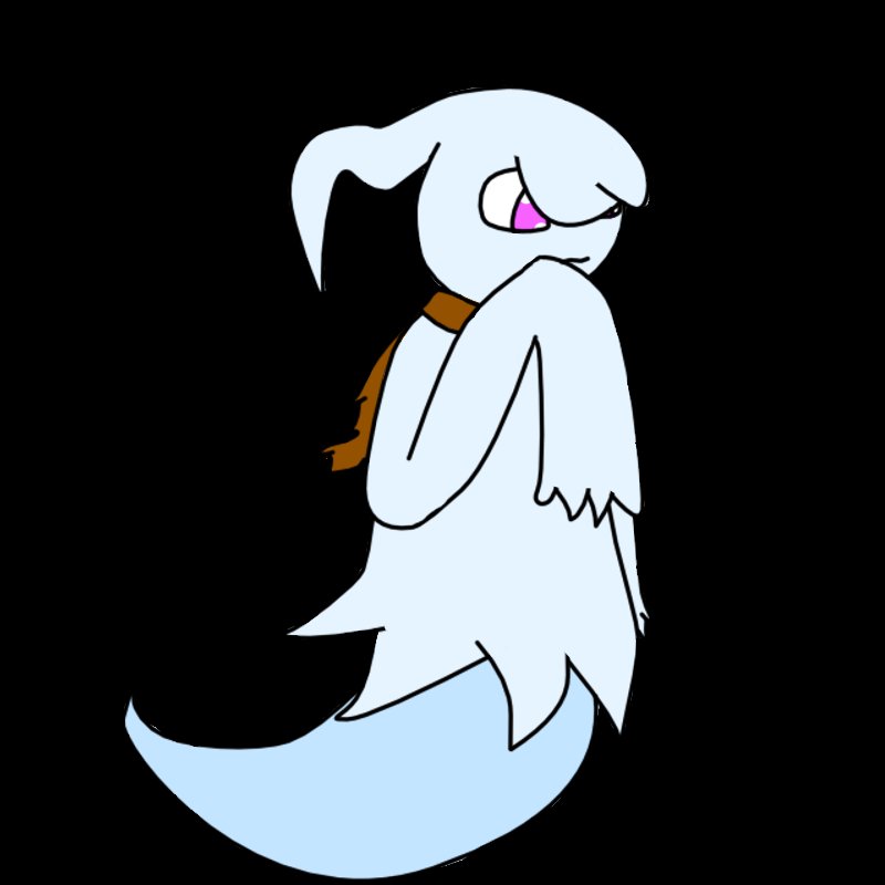 Mnesia33's tweet image. I made a cute ghost~ her name is vesper