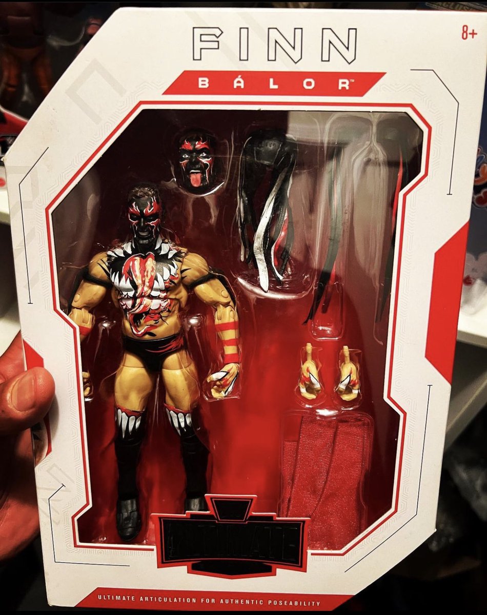 grizzy39's tweet photo. Up for SELL OR TRADE!!! 
Demon Finn Ultimate #3 Exclusive(in Amazing condition)
High Wants!!!
Sting Chase
Darby Allin Chase
CmPunk (upcoming Chase)
Jericho ShopAEW Exclusive
Any Jericho Chase
Brodie Lee Chase https://t.co/ep7msBbKKs