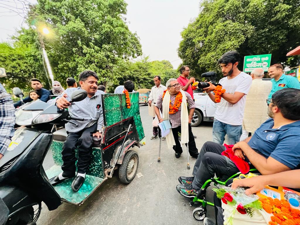 wcia_official's tweet photo. #DriveWithAbility LADAKH EXPEDITION
DAY-16 DELHI to LUCKNOW
Reached Kanpur on our last day of the expedition. Overwhelmed by support for our campaign. Shared our memories, stories and motive of this expedition.
#disabilityempowerment @myogiadityanath @myogioffice https://t.co/wdkttVN2Q4