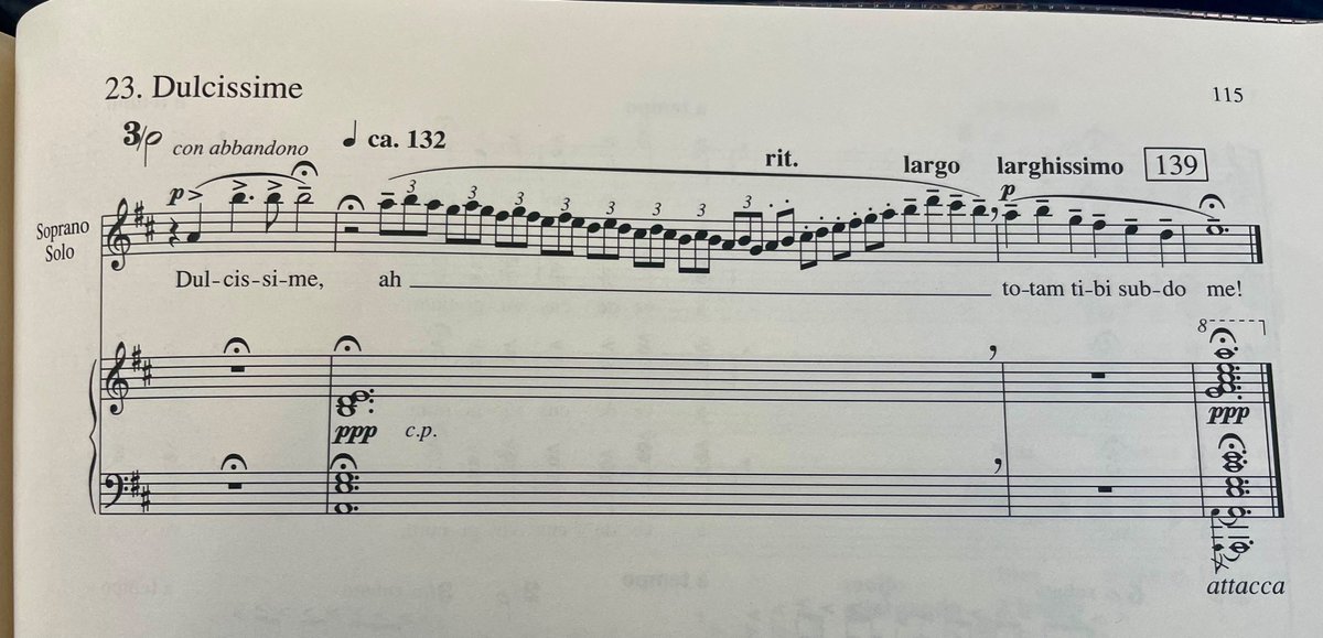 “Would one of the sopranos mind singing-in the solo, just for now?”
