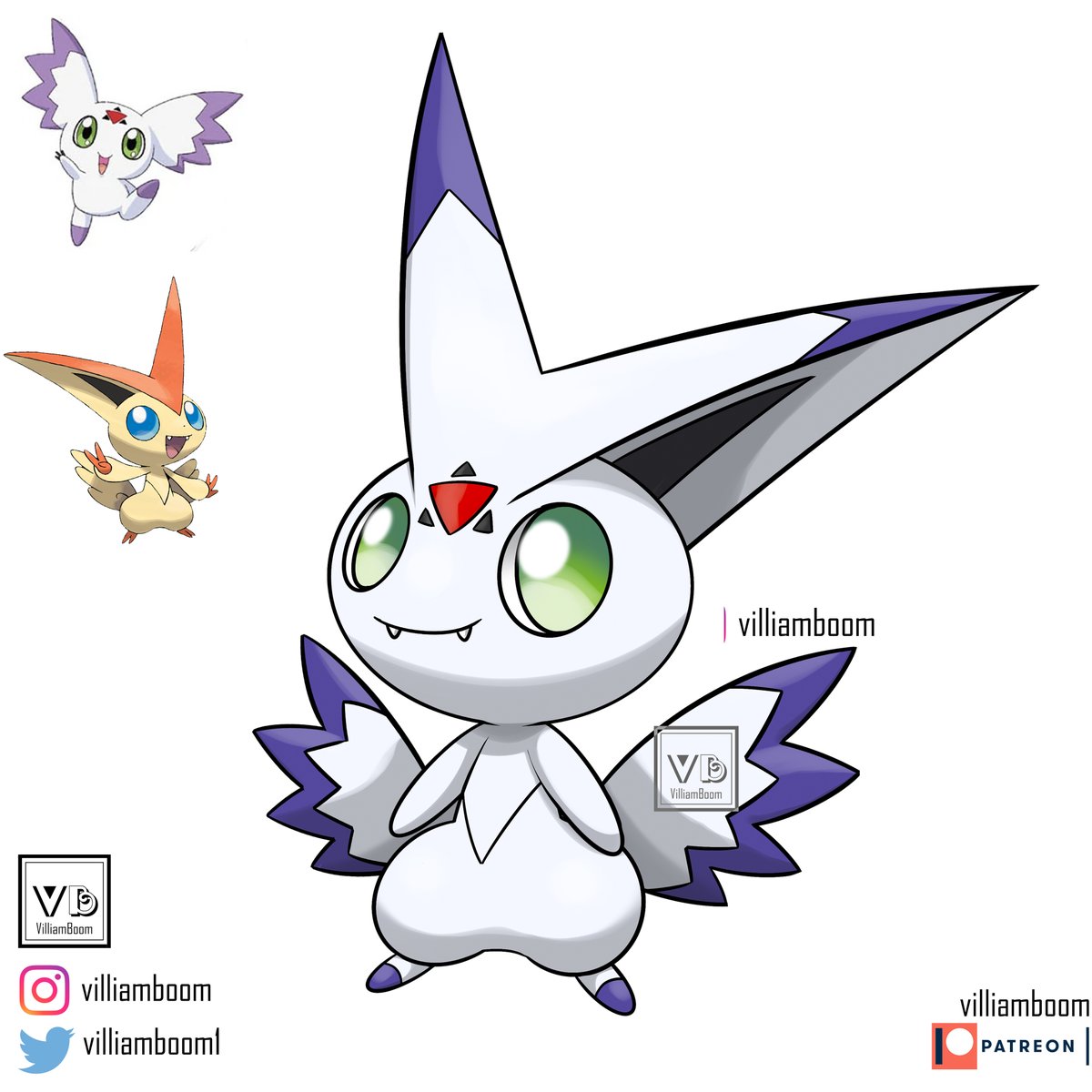 VilliamBoom1's tweet photo. Victini X Calumon

#pokemon #pokefusion #pokemonart #fakemon #calumon #victini #pokemongo #digimon02 #digimontamers https://t.co/mNu6YdD8b6