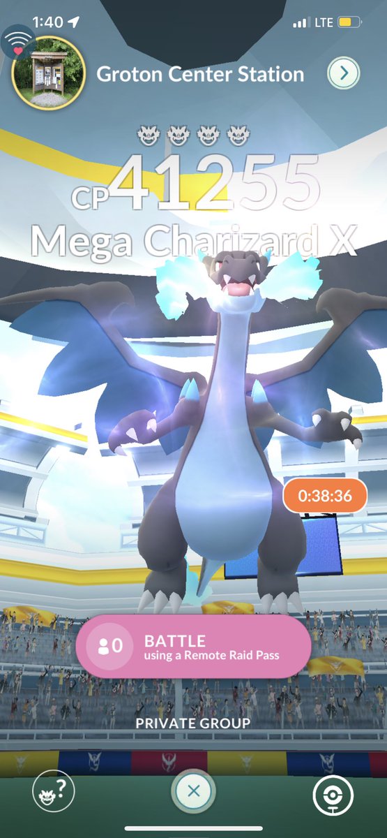 pokemonbuff's tweet photo. Mega Charizard X raid. Add us for an invite https://t.co/Fv5cEK6nvG